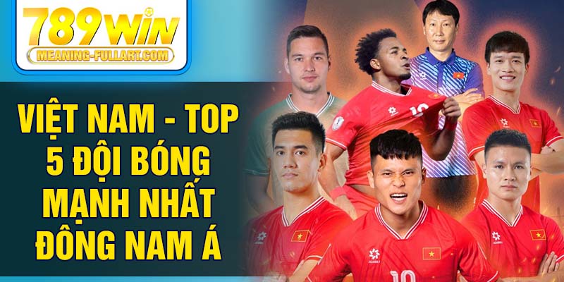 Việt Nam - Top 5 đội bóng mạnh nhất đông nam á Việt Nam - Top 5 đội bóng mạnh nhất đông nam á