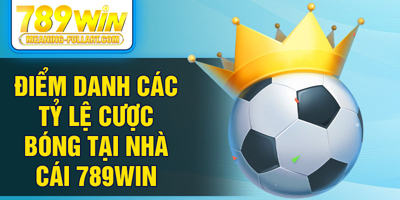 Điểm danh các tỷ lệ cược bóng tại nhà cái 789WIN Điểm danh các tỷ lệ cược bóng tại nhà cái 789WIN