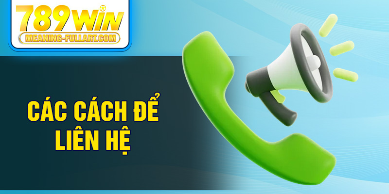 Các cách để liên hệ